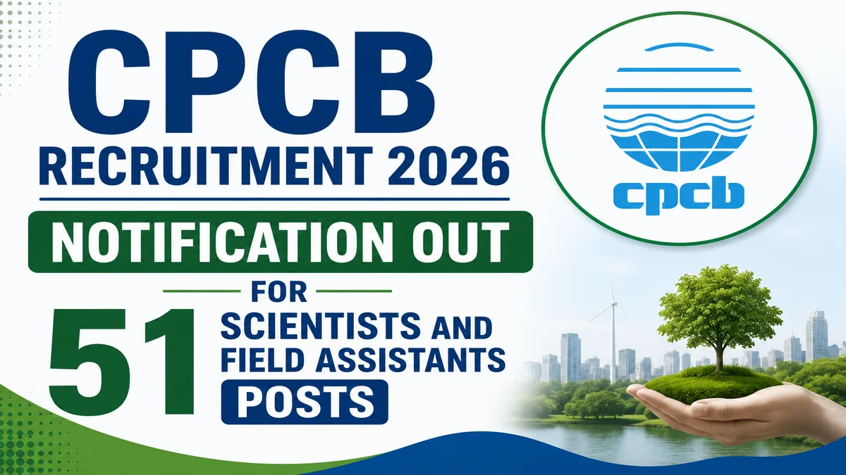 CPCB Recruitment 2026