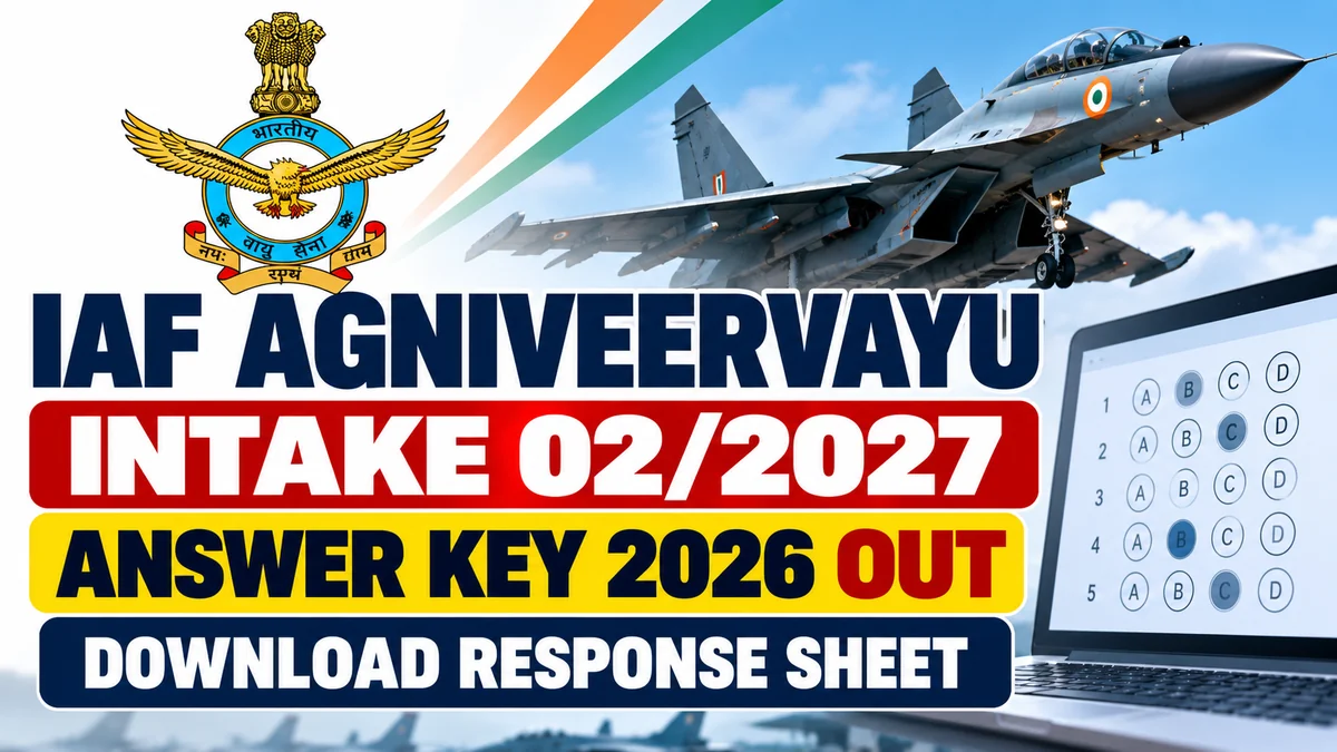 IAF Agniveervayu Intake 02/2027 Answer Key 2026 Out
