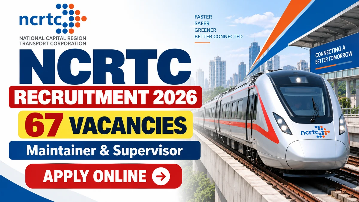 NCRTC Recruitment 2026